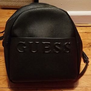 Guess Embossed Logo Backpack